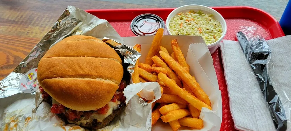 Bruschetta Burger Basket