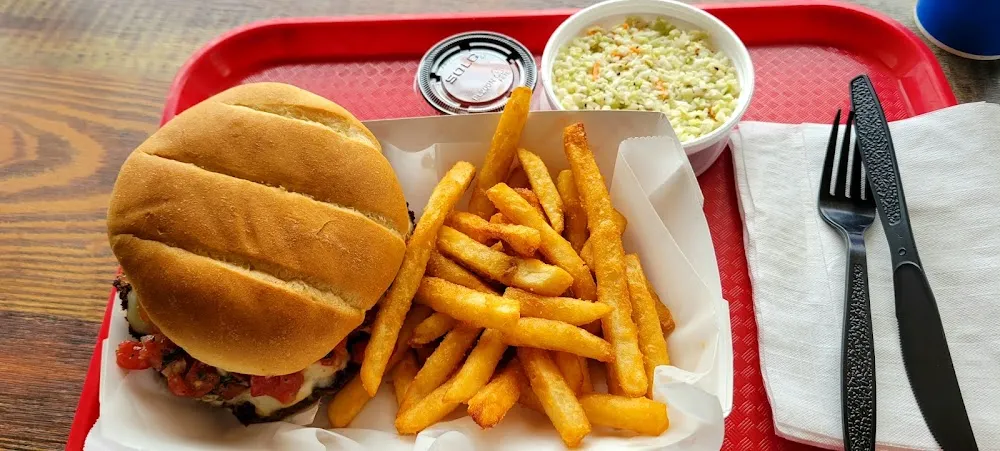 Bruschetta Burger Combo