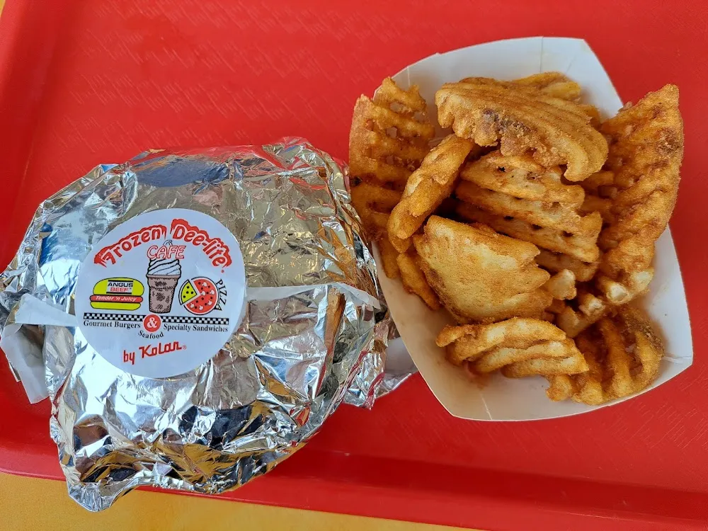 Bruschetta Burger & Maple Fries