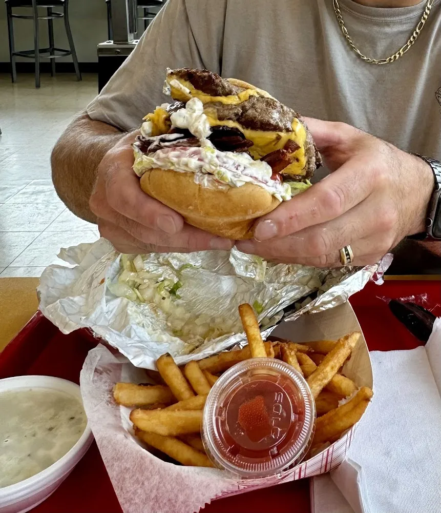 Double Barnyard Burger